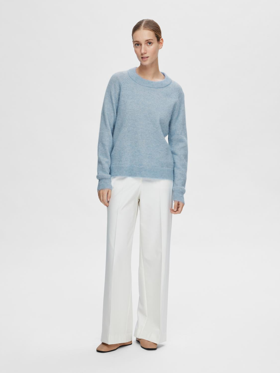 SLFLULU Pullover - Cashmere Blue
